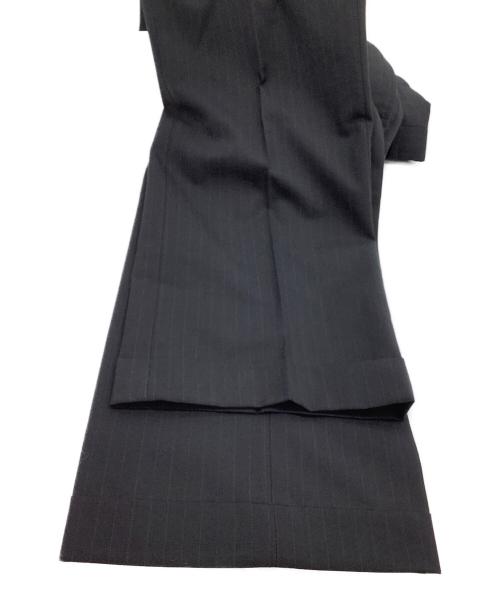 BURBERRY BLACK LABEL（バーバリーブラックレーベル）BURBERRY BLACK LABEL (バーバリーブラックレーベル) セットアップスーツ ストライプ ブラック サイズ:38Rの古着・服飾アイテム