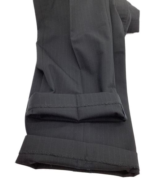 BURBERRY BLACK LABEL（バーバリーブラックレーベル）BURBERRY BLACK LABEL (バーバリーブラックレーベル) セットアップスーツ ストライプ ブラック サイズ:38Rの古着・服飾アイテム