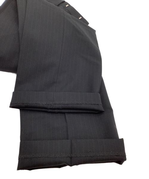 BURBERRY BLACK LABEL（バーバリーブラックレーベル）BURBERRY BLACK LABEL (バーバリーブラックレーベル) セットアップスーツ ストライプ ブラック サイズ:38Rの古着・服飾アイテム
