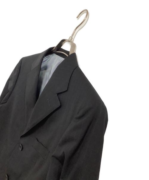 BURBERRY BLACK LABEL（バーバリーブラックレーベル）BURBERRY BLACK LABEL (バーバリーブラックレーベル) セットアップスーツ ストライプ ブラック サイズ:38Rの古着・服飾アイテム