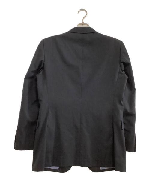 BURBERRY BLACK LABEL（バーバリーブラックレーベル）BURBERRY BLACK LABEL (バーバリーブラックレーベル) セットアップスーツ ストライプ ブラック サイズ:38Rの古着・服飾アイテム