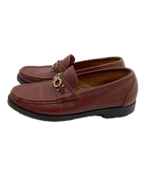 Salvatore Ferragamo（サルヴァトーレ フェラガモ）Salvatore Ferragamo (サルヴァトーレ フェラガモ) ビットローファー ブラウン サイズ:7の古着・服飾アイテム