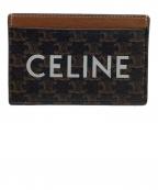 CELINEセリーヌ）の古着「カードケース　トリオンフ」｜ブラウン