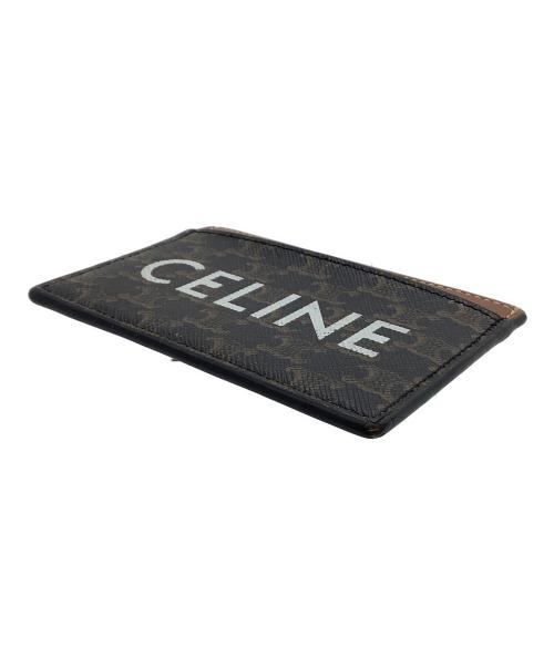 CELINE（セリーヌ）CELINE (セリーヌ) カードケース　トリオンフ ブラウンの古着・服飾アイテム