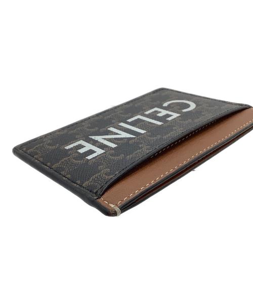 CELINE（セリーヌ）CELINE (セリーヌ) カードケース　トリオンフ ブラウンの古着・服飾アイテム