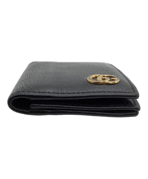 GUCCI（グッチ）GUCCI (グッチ) カードケース　GGマーモント ブラックの古着・服飾アイテム