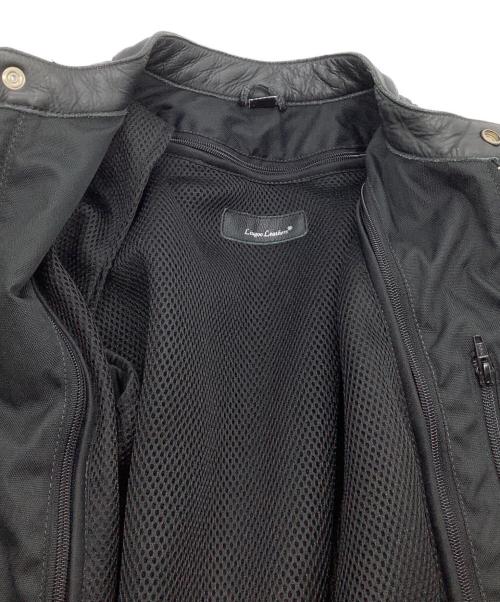 Liugoo Leathers（リューグーレザーズ）LIUGOO LEATHERS (リューグーレザーズ) ライダースジャケット　プロテクター入 ブラック サイズ:Mの古着・服飾アイテム