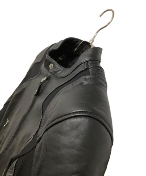 Liugoo Leathers（リューグーレザーズ）LIUGOO LEATHERS (リューグーレザーズ) ライダースジャケット　プロテクター入 ブラック サイズ:Mの古着・服飾アイテム