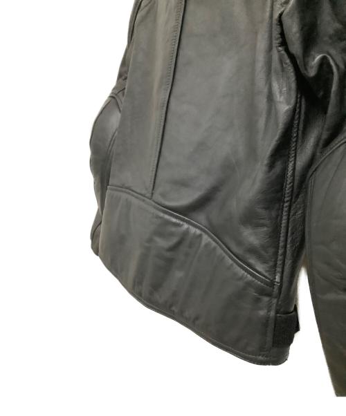 Liugoo Leathers（リューグーレザーズ）LIUGOO LEATHERS (リューグーレザーズ) ライダースジャケット　プロテクター入 ブラック サイズ:Mの古着・服飾アイテム