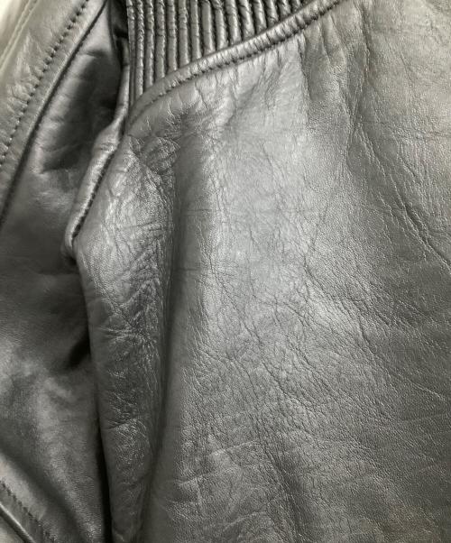 Liugoo Leathers（リューグーレザーズ）LIUGOO LEATHERS (リューグーレザーズ) ライダースジャケット　プロテクター入 ブラック サイズ:Mの古着・服飾アイテム