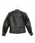 LIUGOO LEATHERS (リューグーレザーズ) ライダースジャケット　プロテクター入 ブラック サイズ:M：10000円