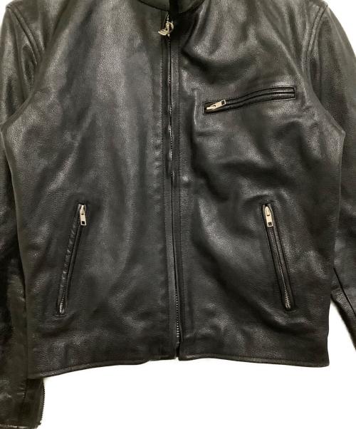 HORN WORKS（ホーンワークス）HORN WORKS (ホーンワークス) レザージャケット ブラック サイズ:Sの古着・服飾アイテム