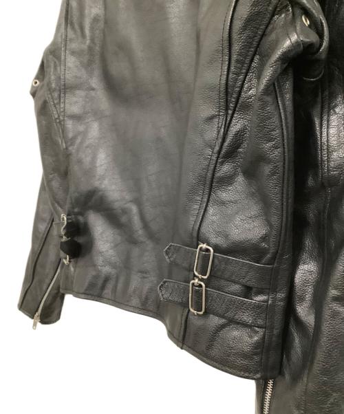 HORN WORKS（ホーンワークス）HORN WORKS (ホーンワークス) レザージャケット ブラック サイズ:Sの古着・服飾アイテム