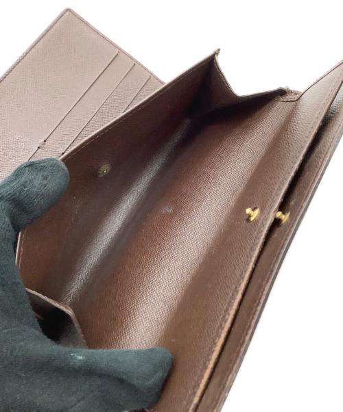 LOUIS VUITTON（ルイ ヴィトン）LOUIS VUITTON (ルイ ヴィトン) 長財布　ダミエ　ポルトフォイユ・インターナショナル ブラウンの古着・服飾アイテム