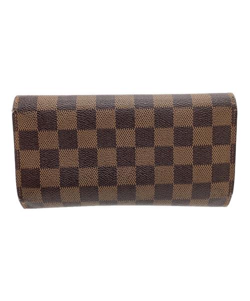 LOUIS VUITTON（ルイ ヴィトン）LOUIS VUITTON (ルイ ヴィトン) 長財布　ダミエ　ポルトフォイユ・インターナショナル ブラウンの古着・服飾アイテム
