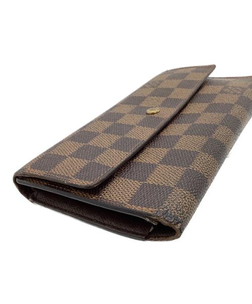 LOUIS VUITTON（ルイ ヴィトン）LOUIS VUITTON (ルイ ヴィトン) 長財布　ダミエ　ポルトフォイユ・インターナショナル ブラウンの古着・服飾アイテム