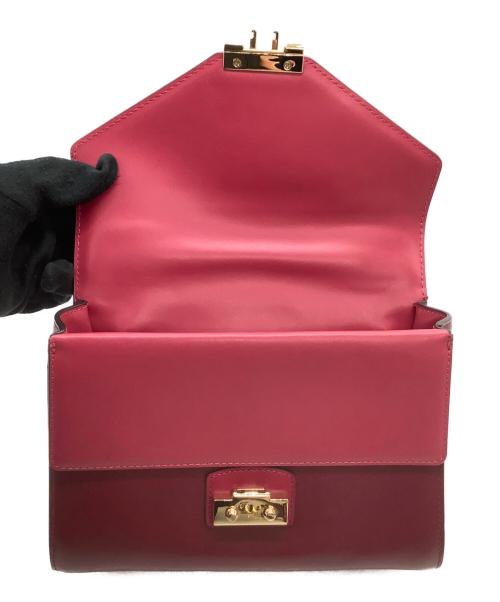 MICHAEL KORS（マイケルコース）MICHAEL KORS (マイケル・コース) ショルダーバッグ レッドの古着・服飾アイテム
