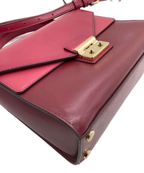 MICHAEL KORS（マイケルコース）MICHAEL KORS (マイケル・コース) ショルダーバッグ レッドの古着・服飾アイテム