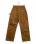 CarHartt (カーハート) ダブルニーワークパンツ ブラウン サイズ:28X32：12000円