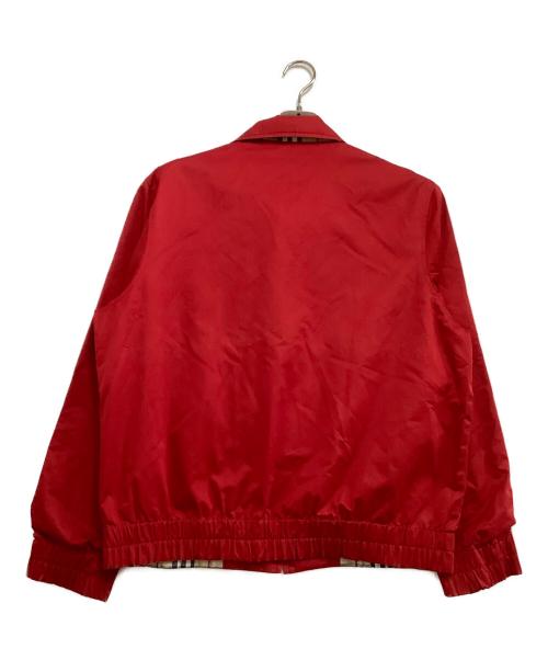 BURBERRY LONDON（バーバリーロンドン）BURBERRY LONDON (バーバリーロンドン) スイングトップ レッド サイズ:Mの古着・服飾アイテム
