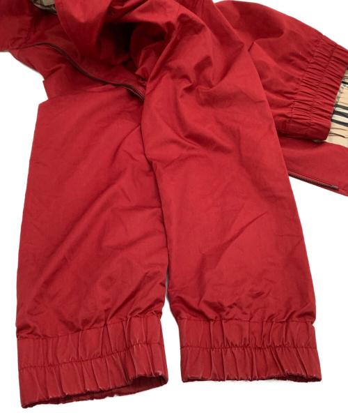 BURBERRY LONDON（バーバリーロンドン）BURBERRY LONDON (バーバリーロンドン) スイングトップ レッド サイズ:Mの古着・服飾アイテム