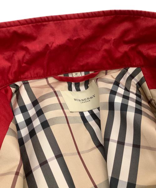 BURBERRY LONDON（バーバリーロンドン）BURBERRY LONDON (バーバリーロンドン) スイングトップ レッド サイズ:Mの古着・服飾アイテム