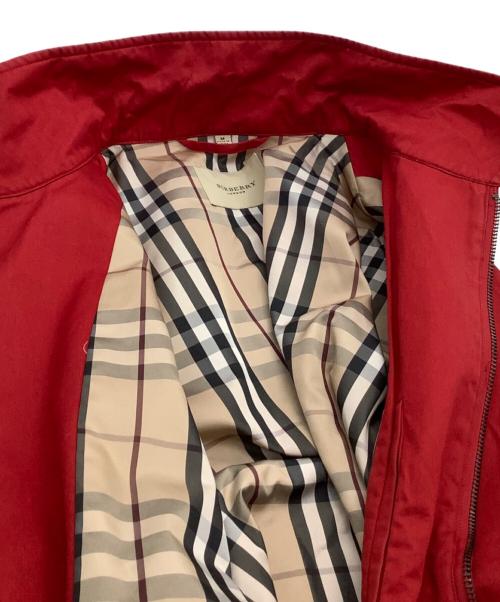 BURBERRY LONDON（バーバリーロンドン）BURBERRY LONDON (バーバリーロンドン) スイングトップ レッド サイズ:Mの古着・服飾アイテム