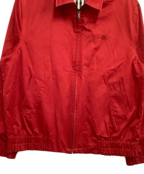 BURBERRY LONDON（バーバリーロンドン）BURBERRY LONDON (バーバリーロンドン) スイングトップ レッド サイズ:Mの古着・服飾アイテム