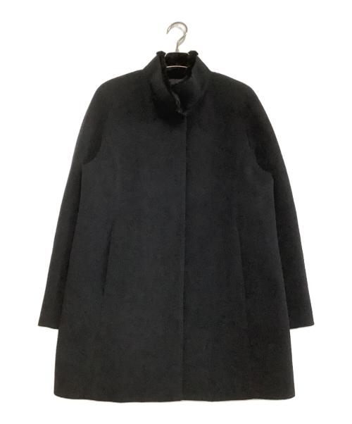 Leilian（レリアン）LEILIAN (レリアン) カシミヤコート ブラック サイズ:11の古着・服飾アイテム