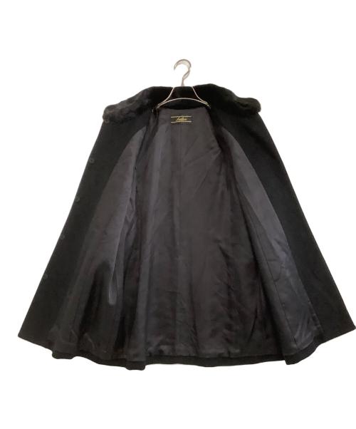 Leilian（レリアン）LEILIAN (レリアン) カシミヤコート ブラック サイズ:11の古着・服飾アイテム
