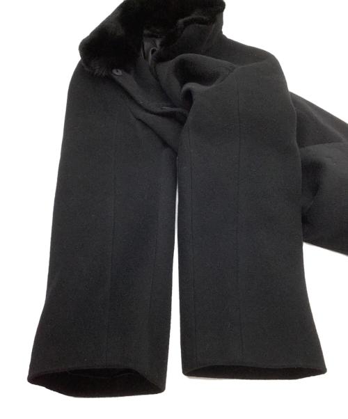 Leilian（レリアン）LEILIAN (レリアン) カシミヤコート ブラック サイズ:11の古着・服飾アイテム