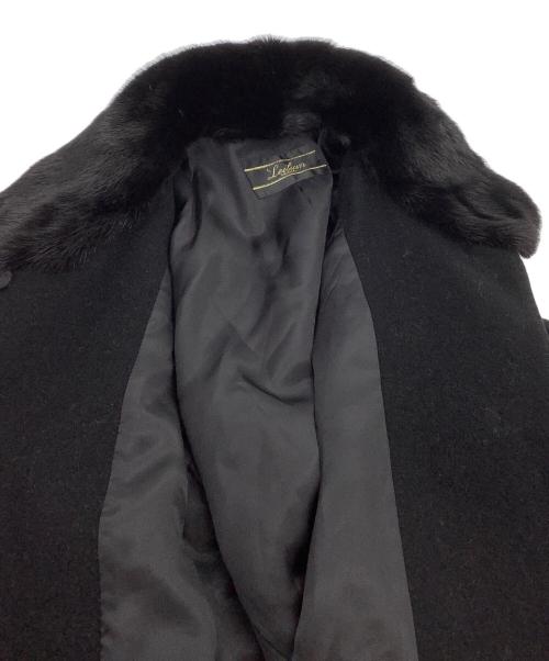 Leilian（レリアン）LEILIAN (レリアン) カシミヤコート ブラック サイズ:11の古着・服飾アイテム