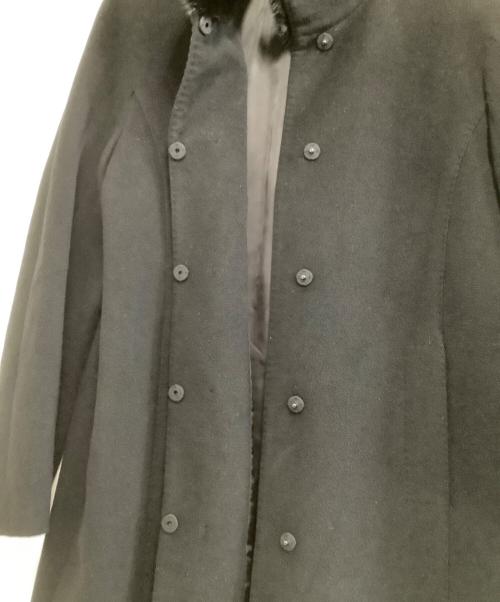 Leilian（レリアン）LEILIAN (レリアン) カシミヤコート ブラック サイズ:11の古着・服飾アイテム