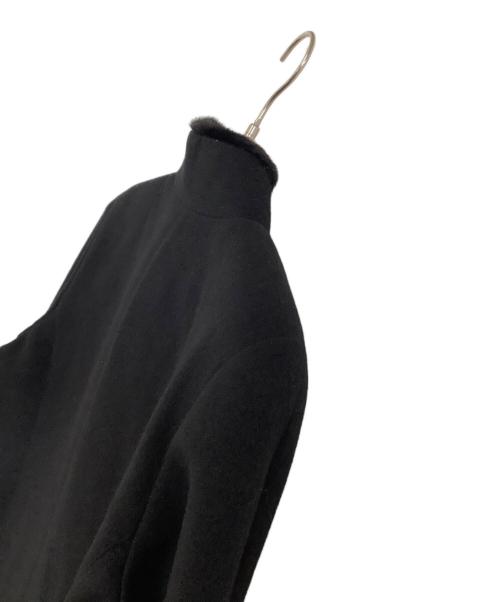 Leilian（レリアン）LEILIAN (レリアン) カシミヤコート ブラック サイズ:11の古着・服飾アイテム