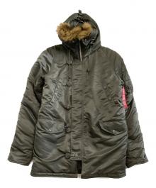 ALPHA INDUSTRIES（アルファインダストリーズ）の古着「フライトジャケット」｜カーキ