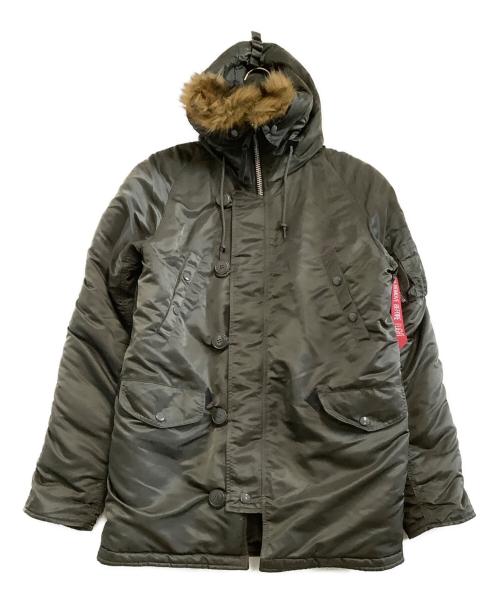 ALPHA INDUSTRIES（アルファインダストリーズ）ALPHA INDUSTRIES (アルファインダストリーズ) フライトジャケット カーキ サイズ:Mの古着・服飾アイテム