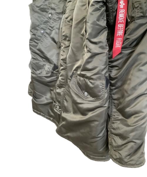 ALPHA INDUSTRIES（アルファインダストリーズ）ALPHA INDUSTRIES (アルファインダストリーズ) フライトジャケット カーキ サイズ:Mの古着・服飾アイテム