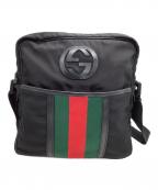 GUCCIグッチ）の古着「ショルダーバッグ シェリーライン」｜ブラック