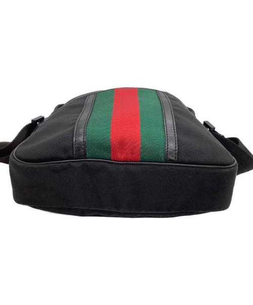 GUCCI（グッチ）GUCCI (グッチ) ショルダーバッグ シェリーライン ブラックの古着・服飾アイテム