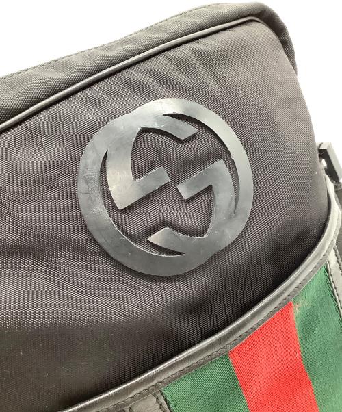 GUCCI（グッチ）GUCCI (グッチ) ショルダーバッグ シェリーライン ブラックの古着・服飾アイテム