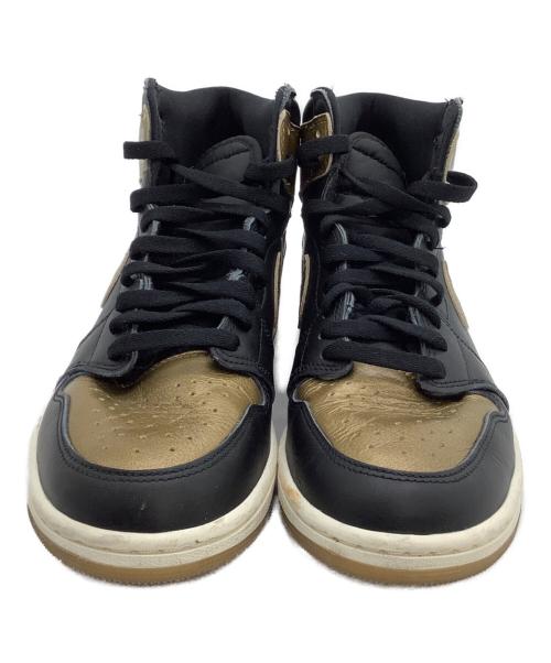 NIKE（ナイキ）NIKE (ナイキ) ハイカットスニーカー Air Jordan 1 Retro High OG ブラック×ゴールド サイズ:28の古着・服飾アイテム
