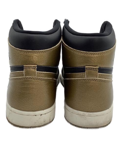 NIKE（ナイキ）NIKE (ナイキ) ハイカットスニーカー Air Jordan 1 Retro High OG ブラック×ゴールド サイズ:28の古着・服飾アイテム