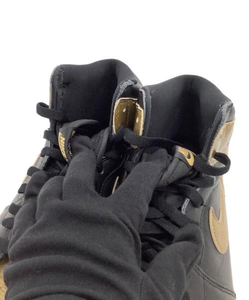 NIKE（ナイキ）NIKE (ナイキ) ハイカットスニーカー Air Jordan 1 Retro High OG ブラック×ゴールド サイズ:28の古着・服飾アイテム