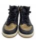 NIKE (ナイキ) ハイカットスニーカー Air Jordan 1 Retro High OG ブラック×ゴールド サイズ:28：10000円