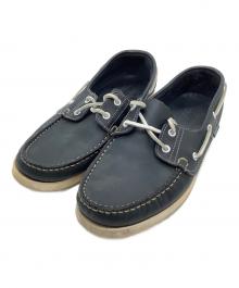 PARABOOT（パラブーツ）の古着「モカシンシューズ」｜ネイビー