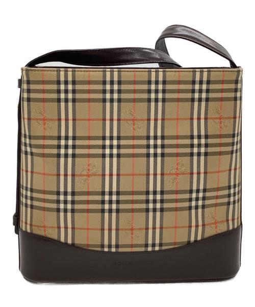 BURBERRY（バーバリー）BURBERRY (バーバリー) ワンショルダーバッグ　ホース ブラウンの古着・服飾アイテム