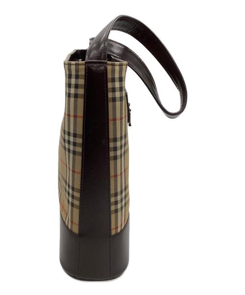 BURBERRY（バーバリー）BURBERRY (バーバリー) ワンショルダーバッグ　ホース ブラウンの古着・服飾アイテム