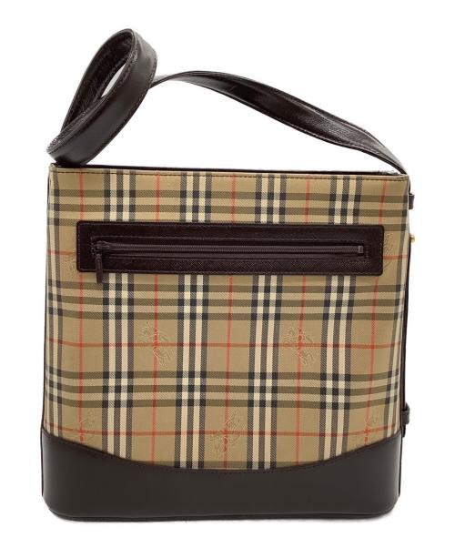 BURBERRY（バーバリー）BURBERRY (バーバリー) ワンショルダーバッグ　ホース ブラウンの古着・服飾アイテム
