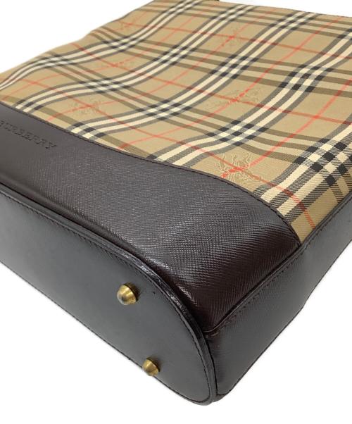 BURBERRY（バーバリー）BURBERRY (バーバリー) ワンショルダーバッグ　ホース ブラウンの古着・服飾アイテム