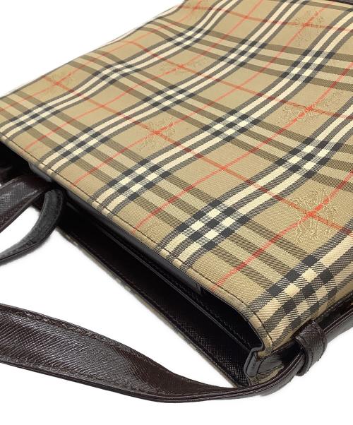 BURBERRY（バーバリー）BURBERRY (バーバリー) ワンショルダーバッグ　ホース ブラウンの古着・服飾アイテム